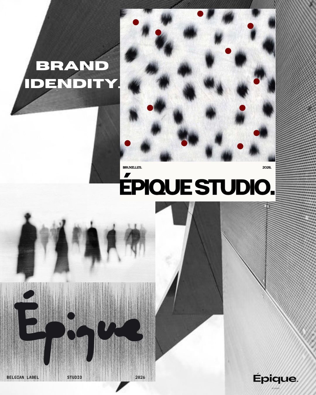 Planche Brand Identity d'Épique Studio