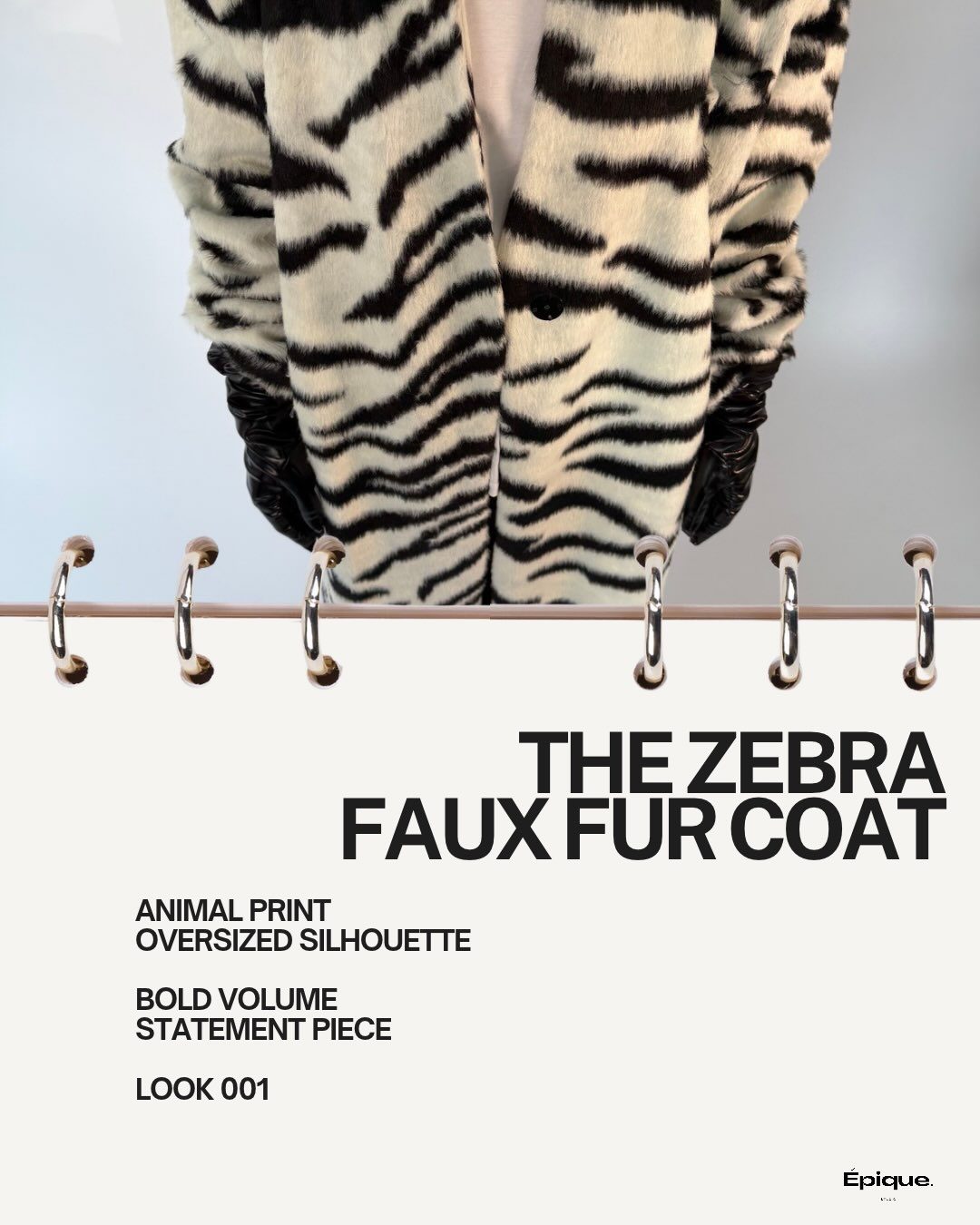 Page du carnet : The zebra faux fur coat